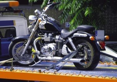 this image shows motorcycle towing services in Medford, MA