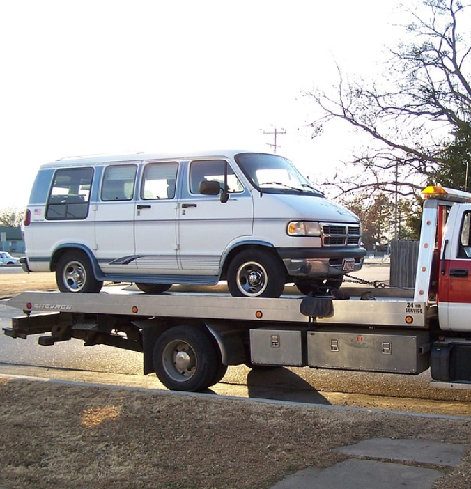 this image shows truck towing services in Medford, MA